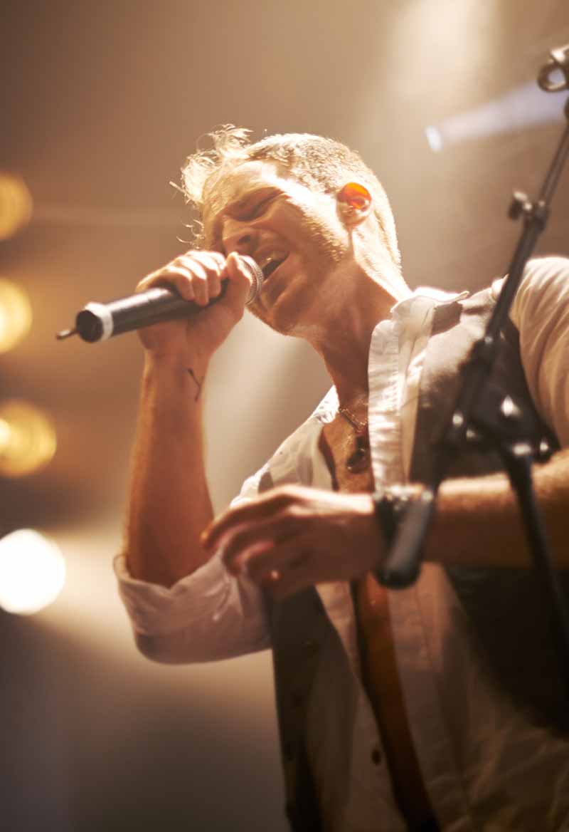 singer Cantante en concierto